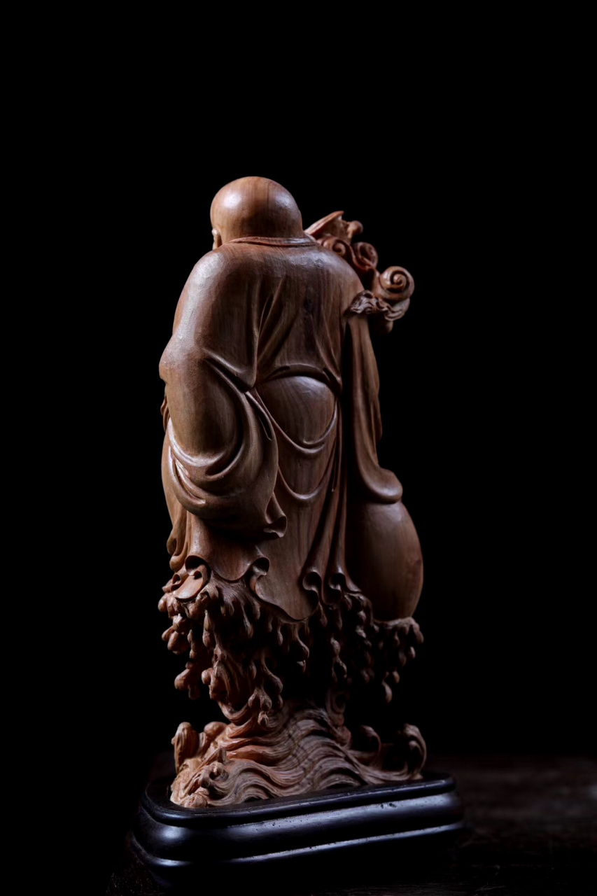 自在欢喜佛—黑肉二标老料】 弥勒佛,未来之佛,能给人们福气,祥和之气