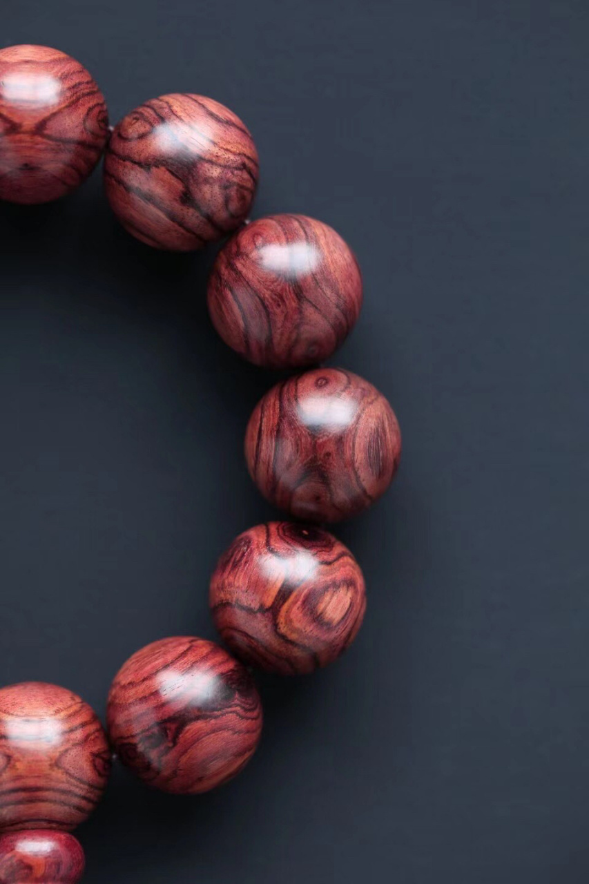 【hh20020ls】正芯对眼海黄20mm 纹理清晰 降香十足 约45.7g