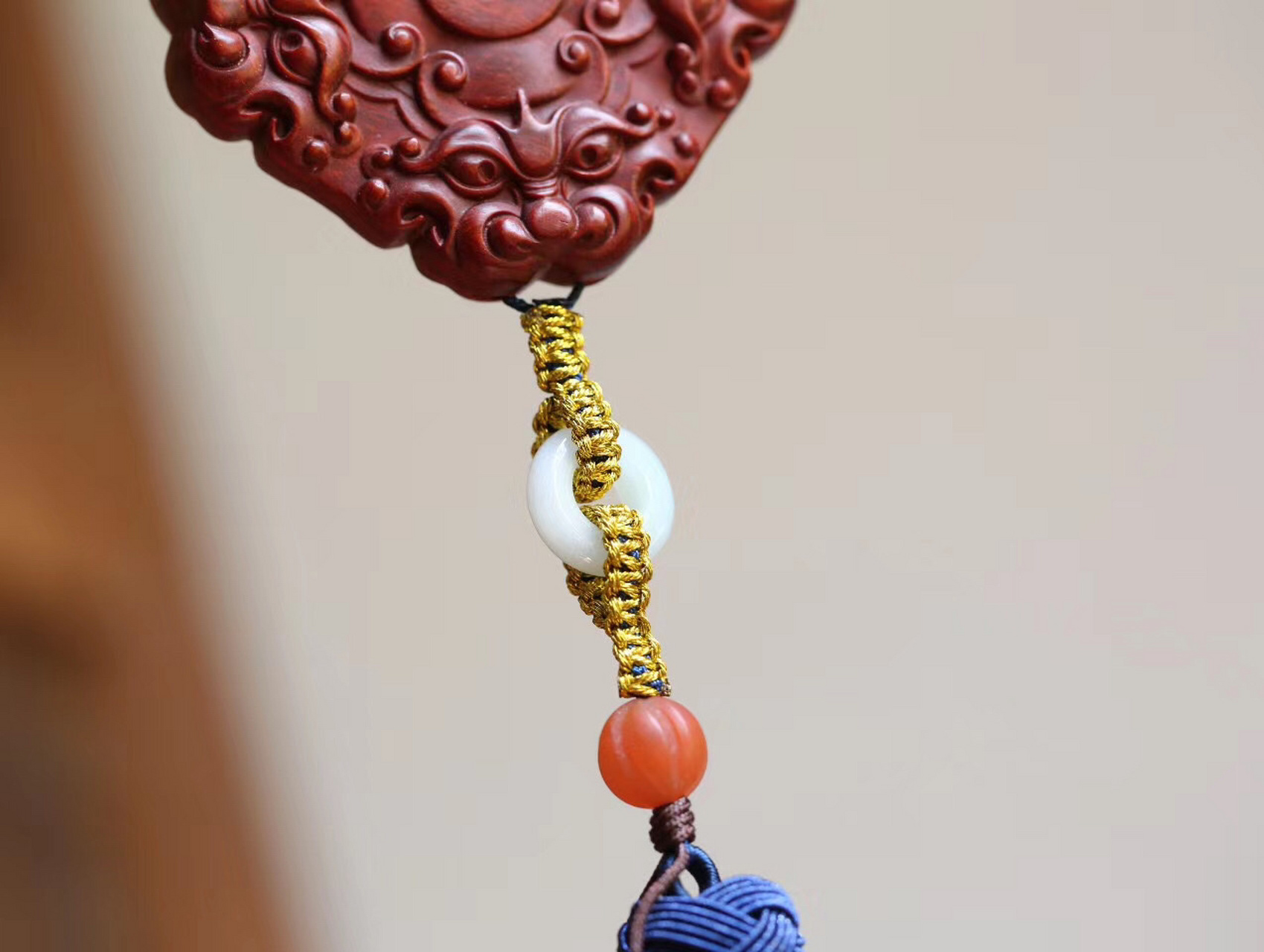 四方兽牌,可纳四方之财  【品名】镇守四方 车挂 【材质】印度小叶