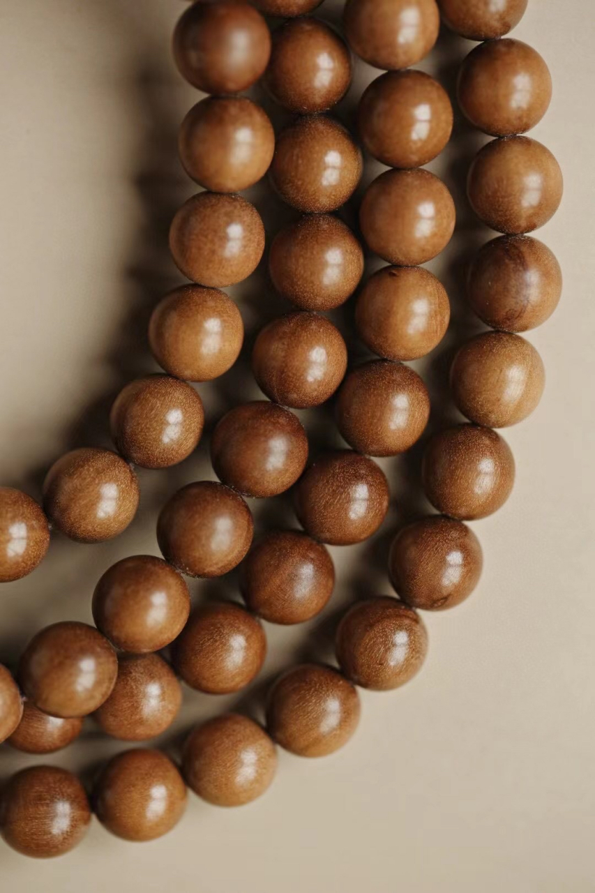 老山檀香黑肉级手串 香韵醇厚 佩戴过手留香