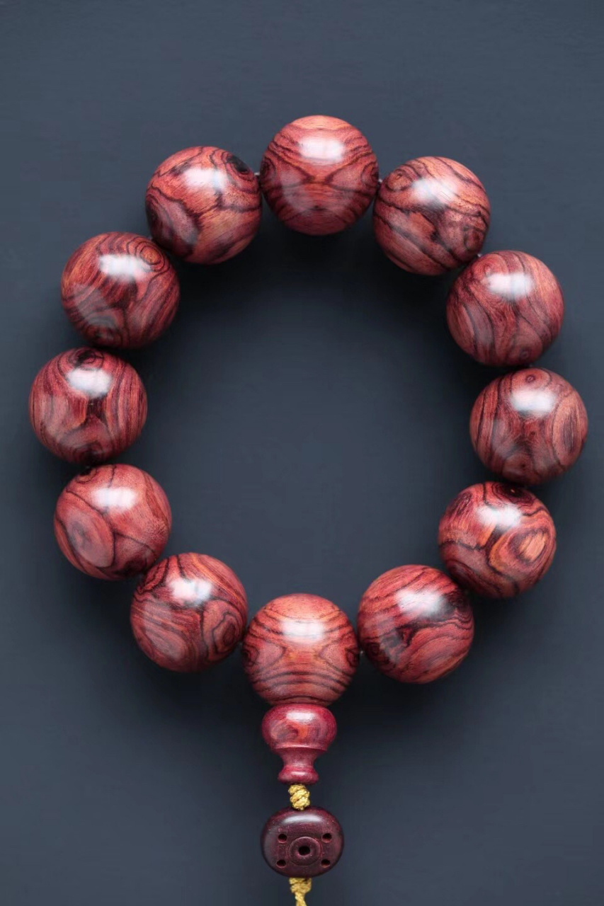 【hh20020ls】正芯对眼海黄20mm 纹理清晰 降香十足 约45.7g