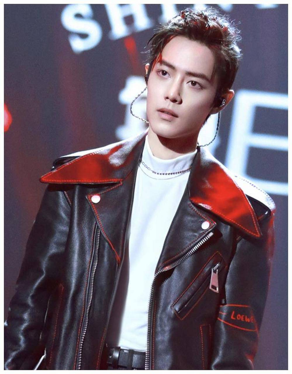 考古一些老照片,唱摇滚的肖战够狂野,像一只小豹子,这样的肖战有木有