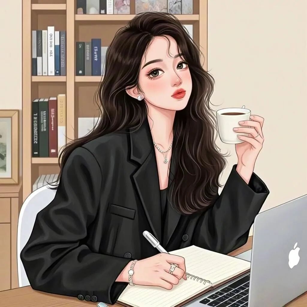又美又飒的职业女性小头像