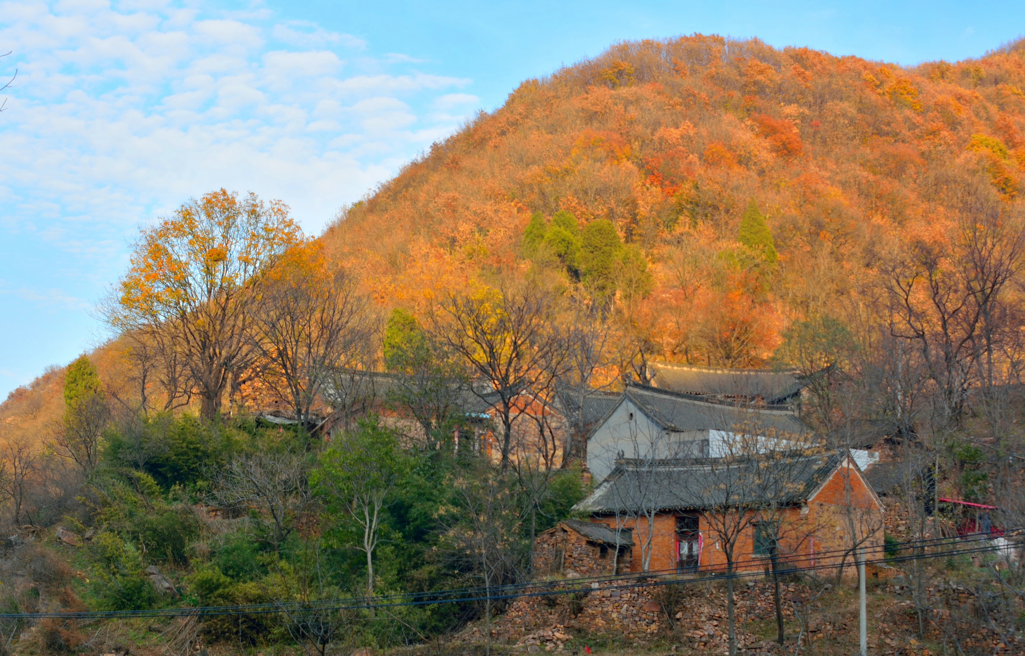 幽静山村图片图片