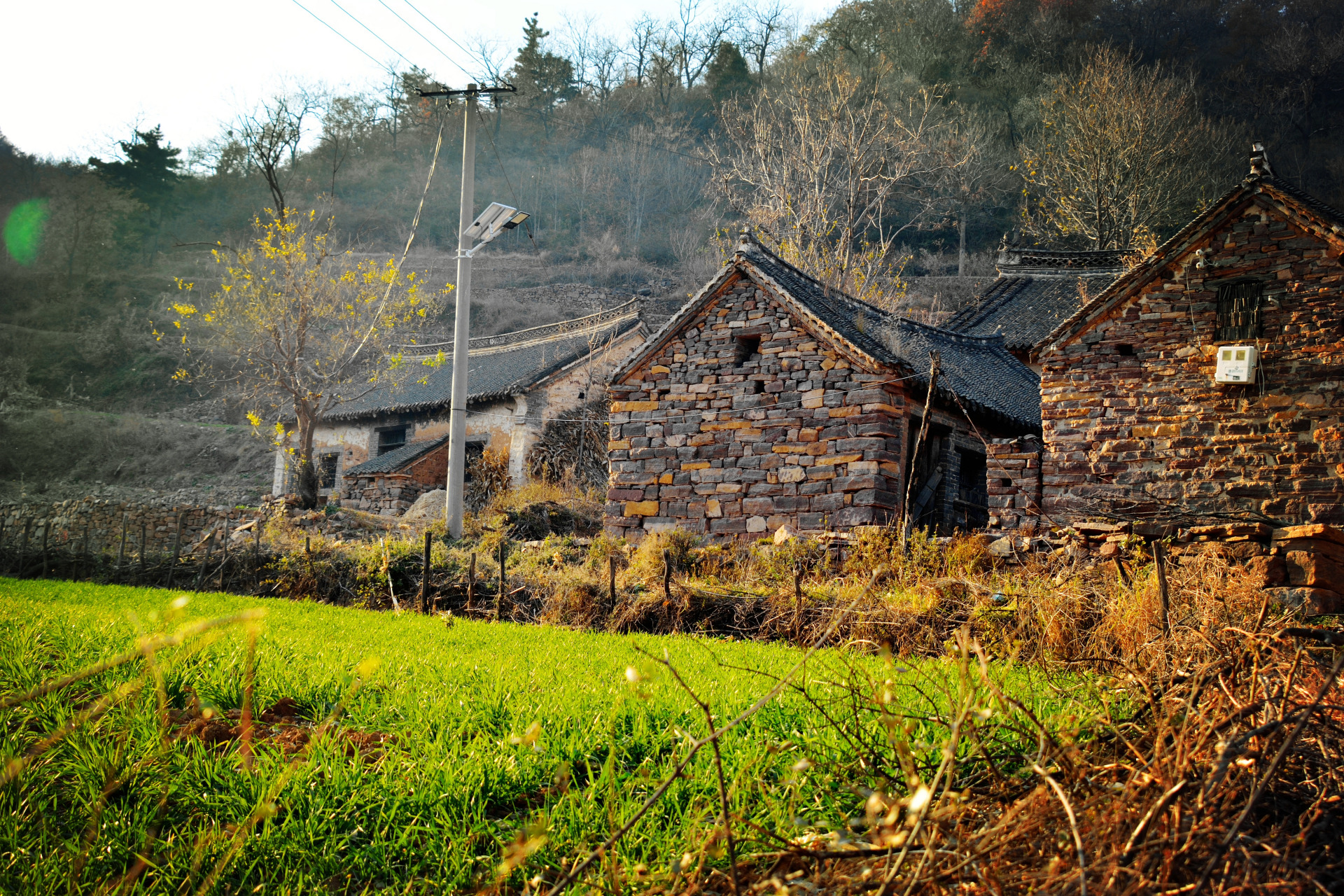 幽静山村图片图片