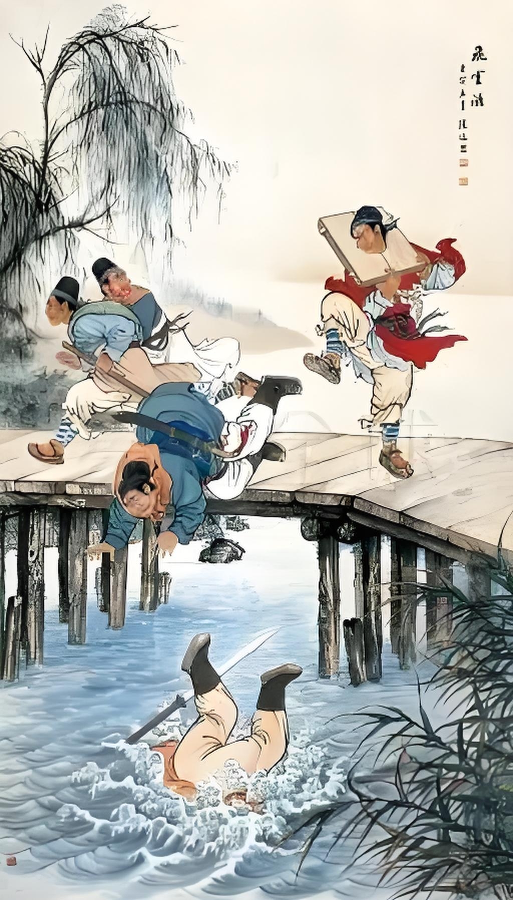 他自幼学习拳棒,长大后遍访名师,学得一身好武艺