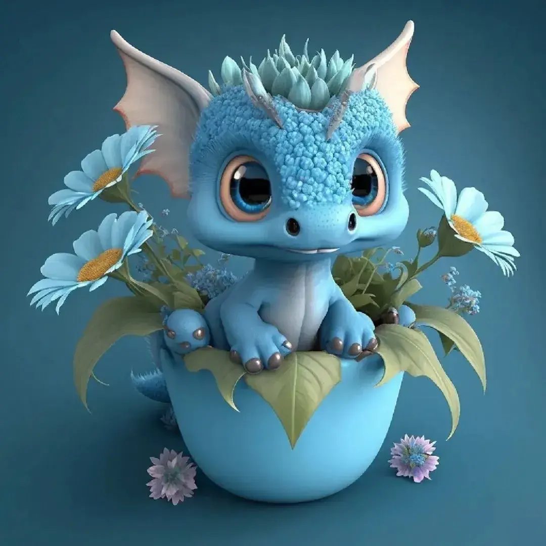 一人一句为考研加油#  99瞧这q萌的蓝龙宝宝,简直让人心都要化了!