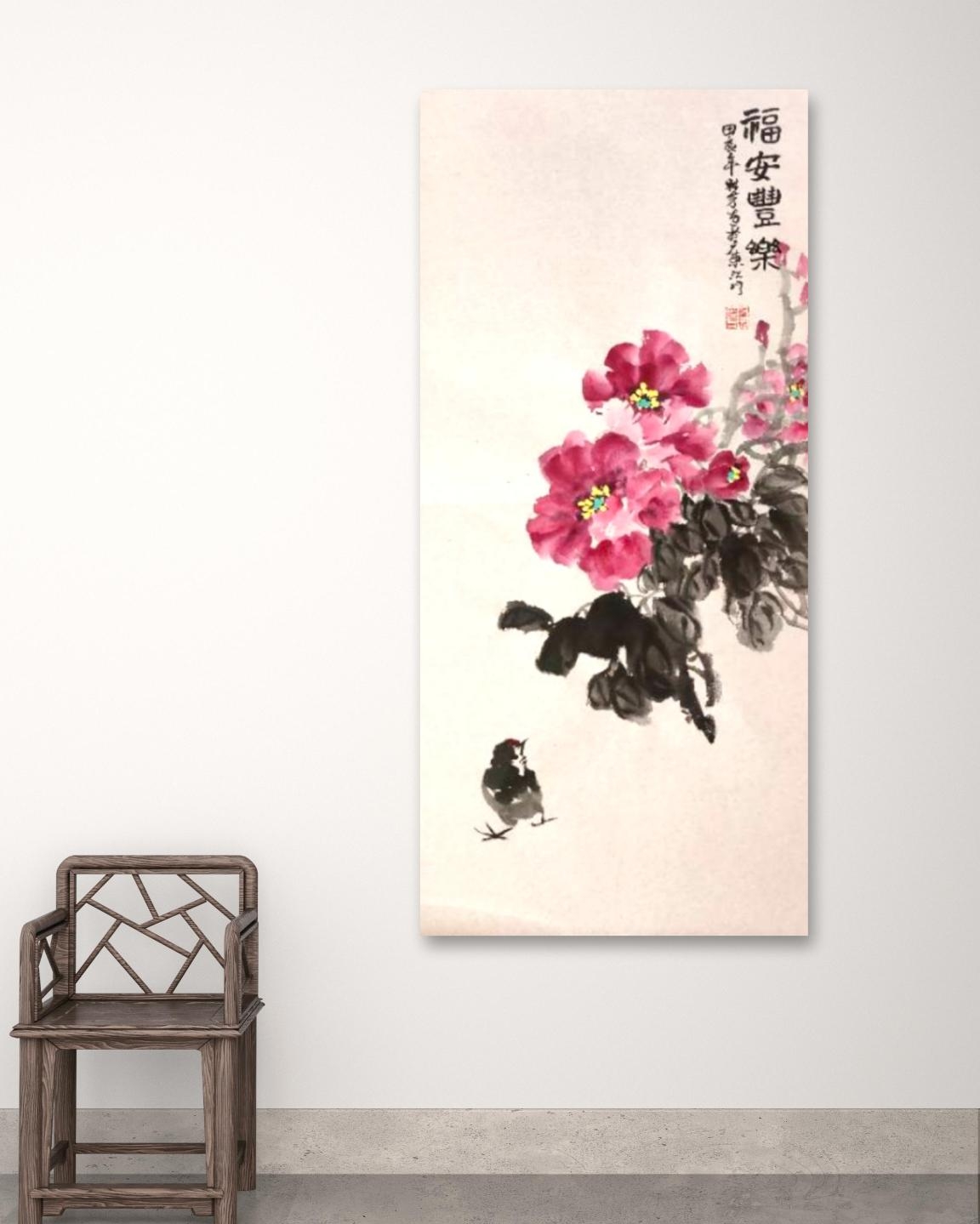 近期练习作品,四尺四开写意花鸟画