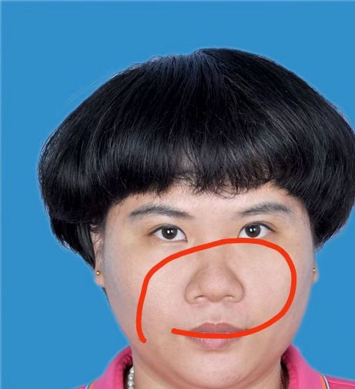 看了那么久,原来我不是蒜头鼻,是狮子鼻[流泪]