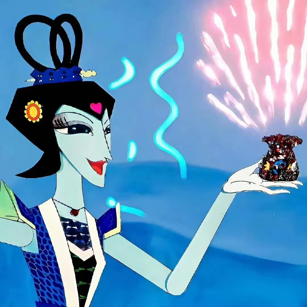 头像分享～蛇年就要换上蛇精头像,如意如意顺我心意 #春节娱乐不打烊