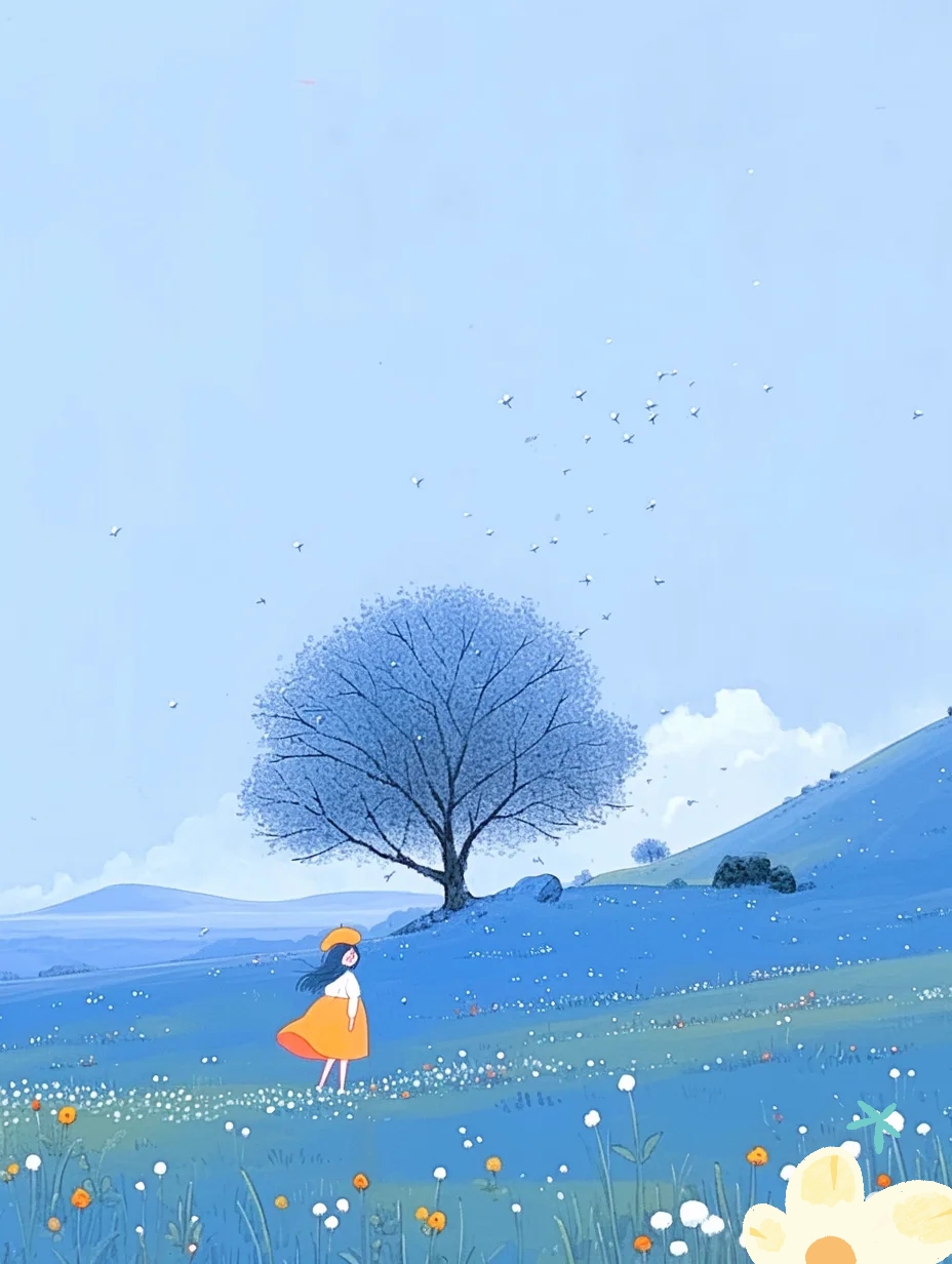 超级好看的插画!清新,淡雅!