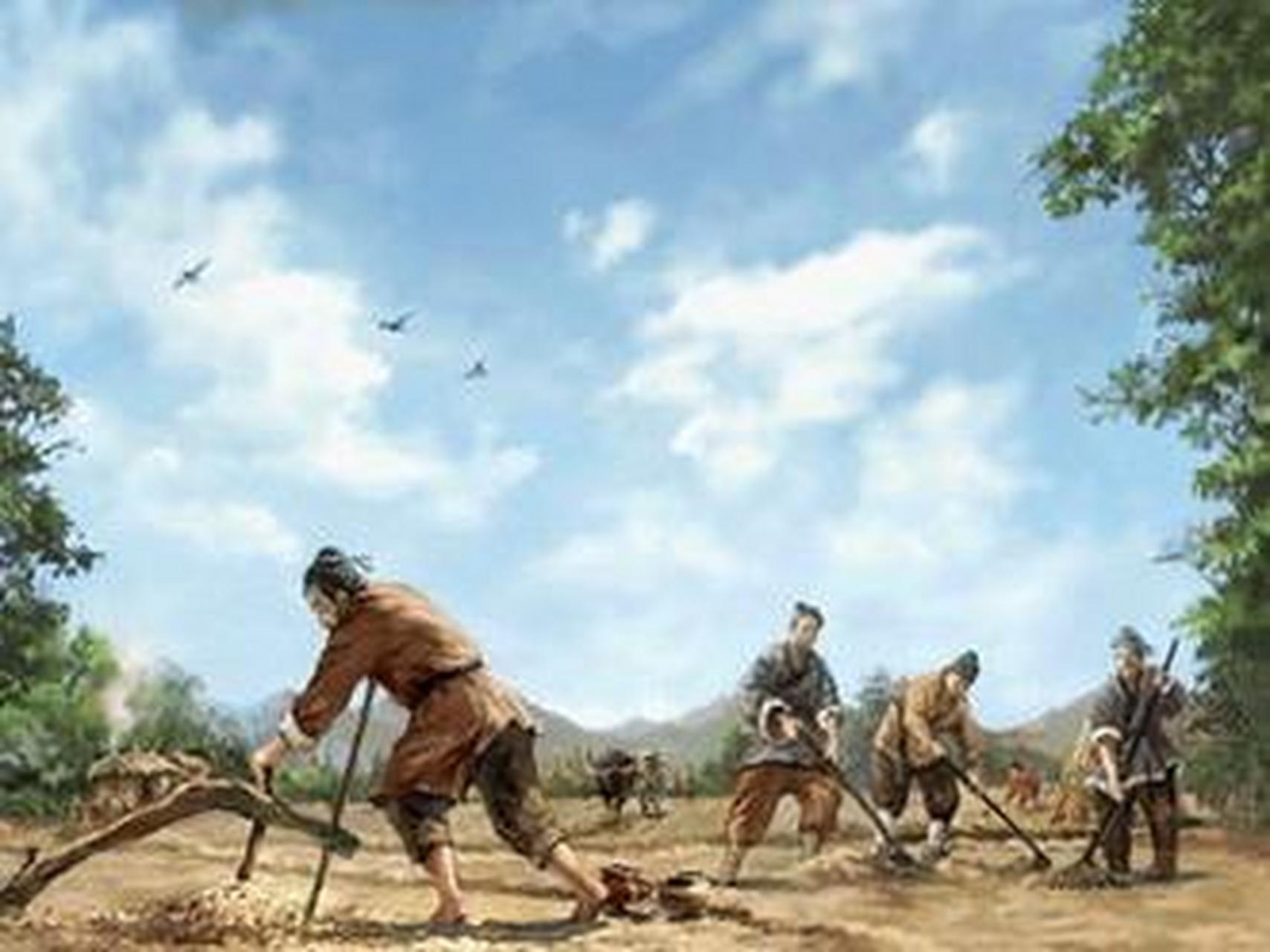 我出上联你来对  上联: 万世之利在锄犁,古圣先