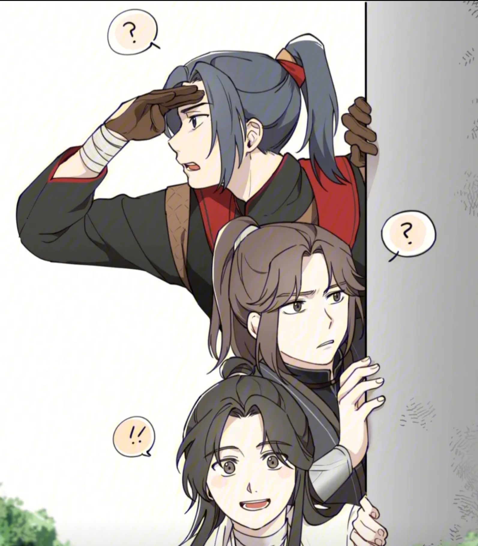 在做体操的仙乐三傻,fa城主提刀赶来