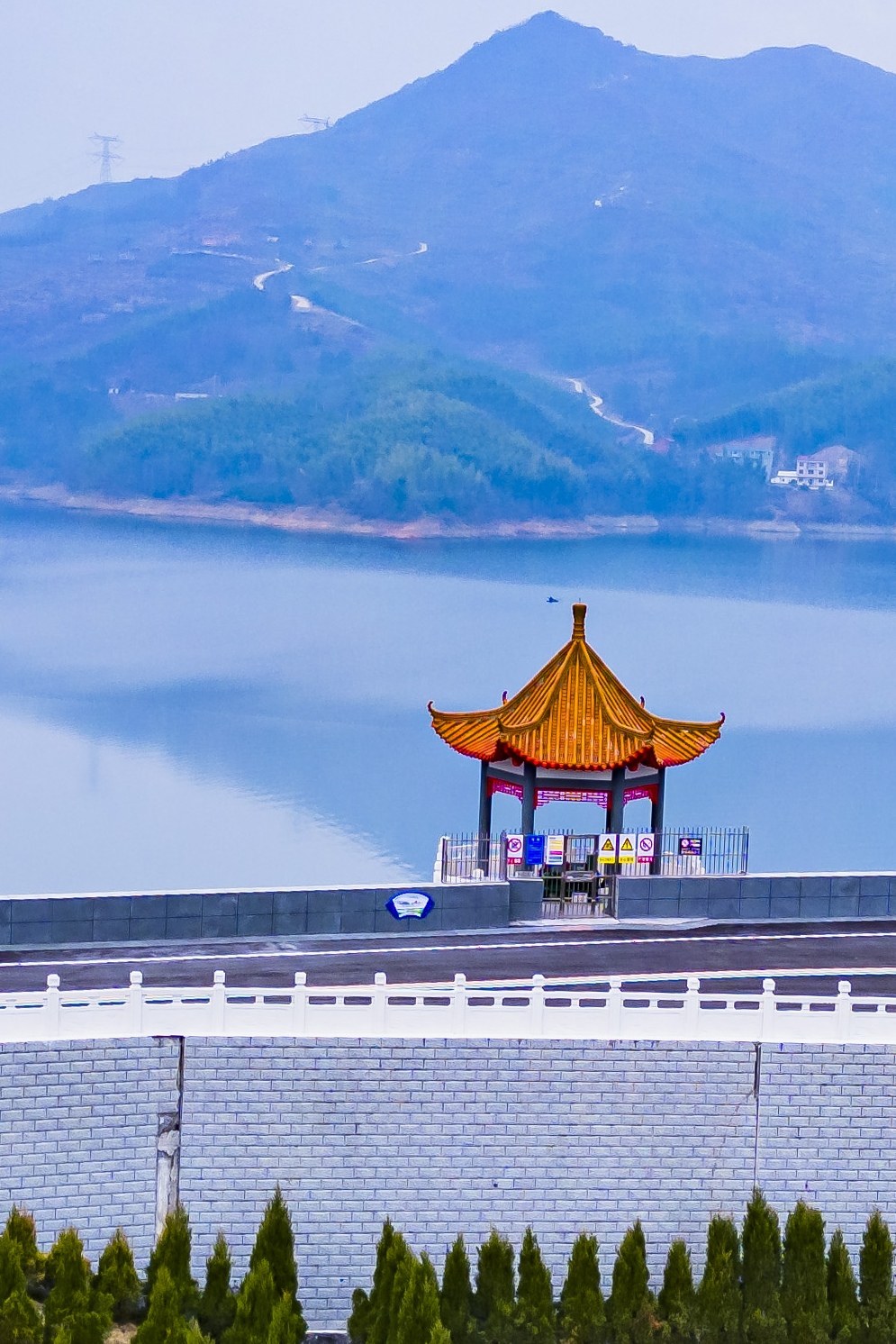 青州钓鱼台水库风景区图片