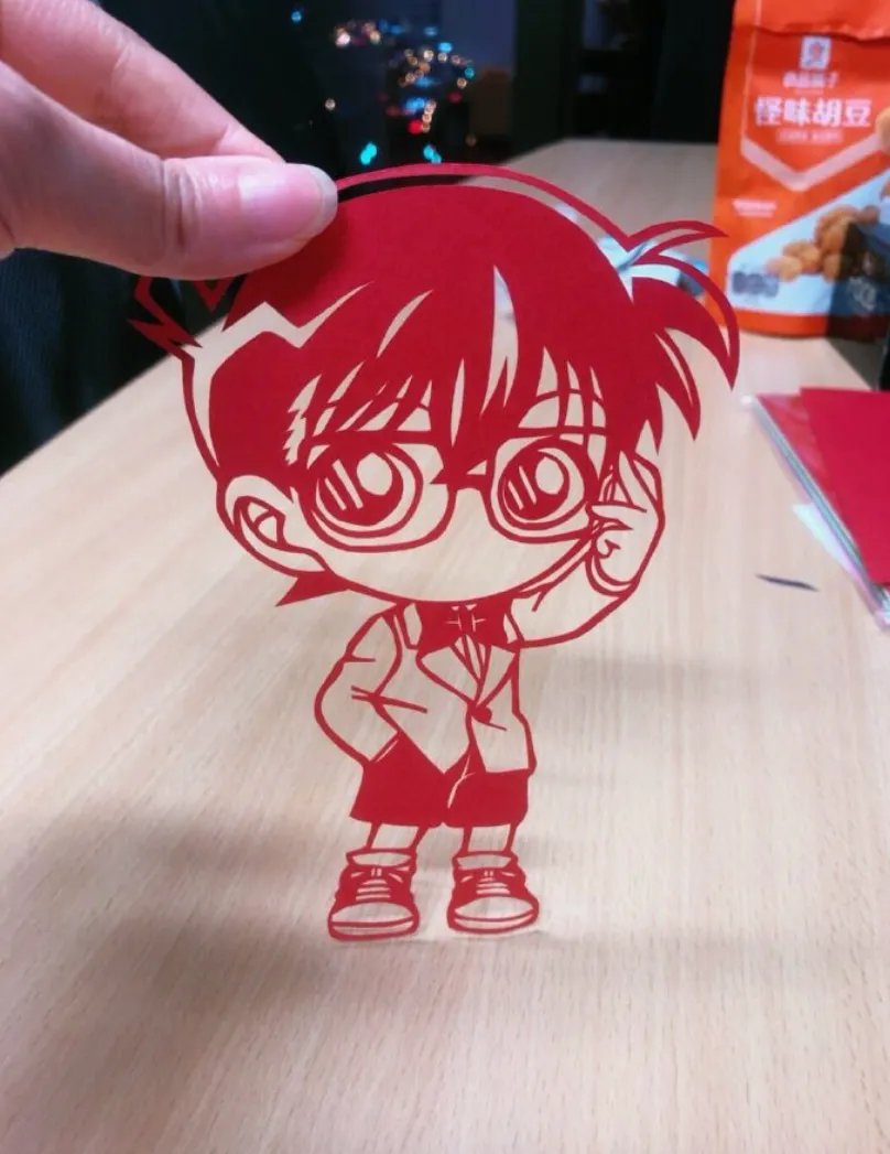 名侦探柯南人物剪纸曝光