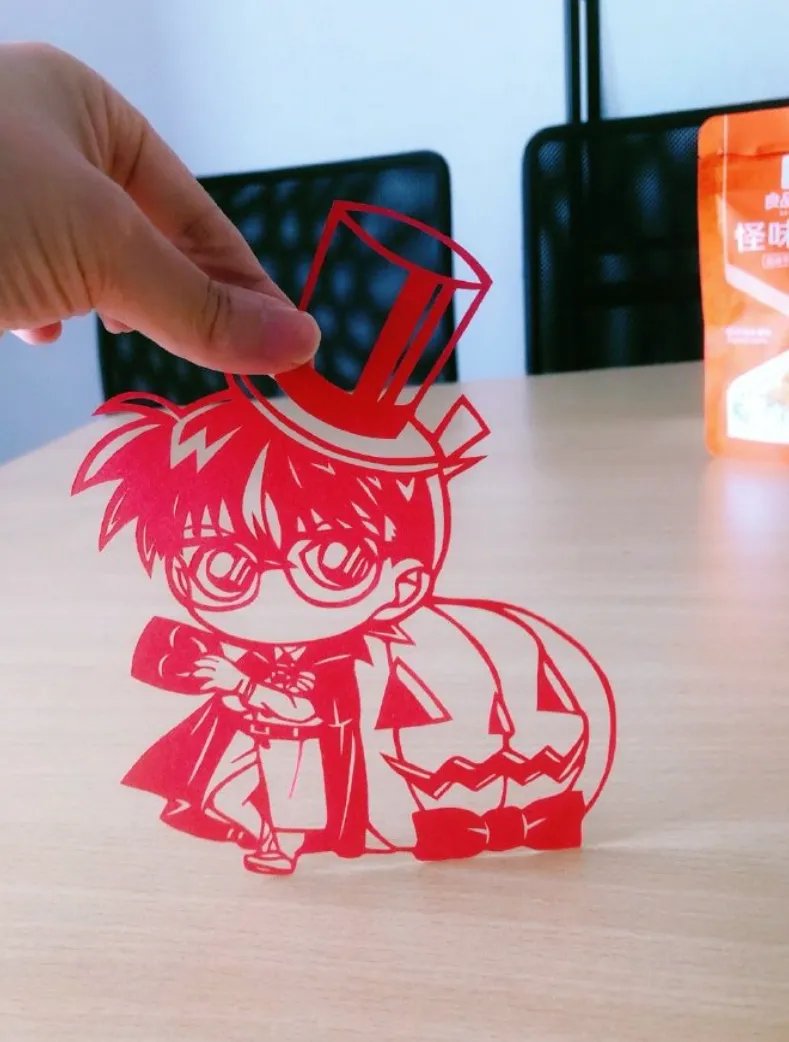 名侦探柯南人物剪纸曝光