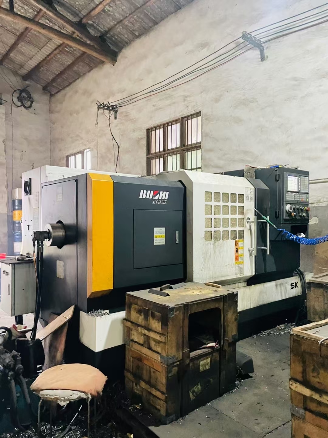 同款2台20年宝鸡sk50p数控机床  配广数980tdi总线系统,十寸液压卡盘