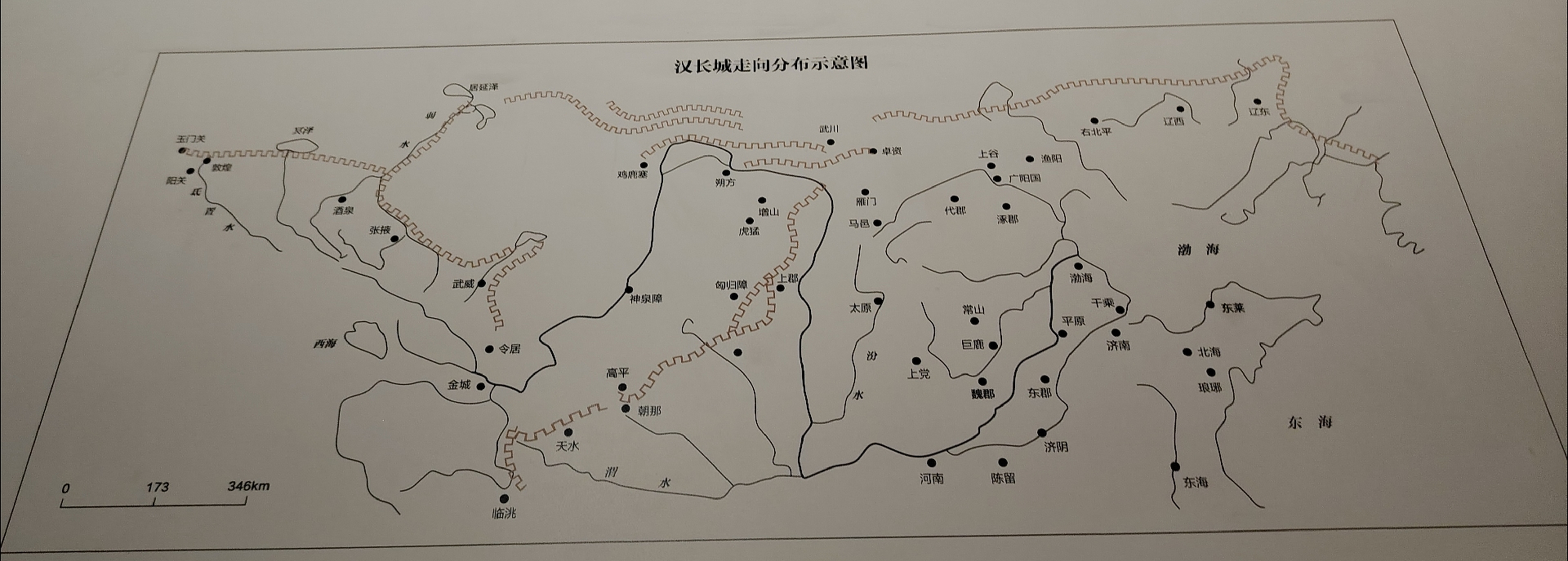 长城路线图简笔画图片