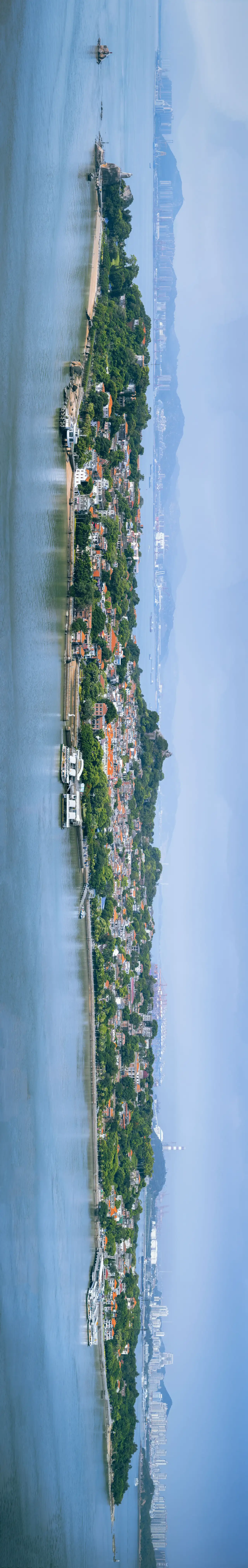 鼓浪屿全景大图,请横屏放大看!