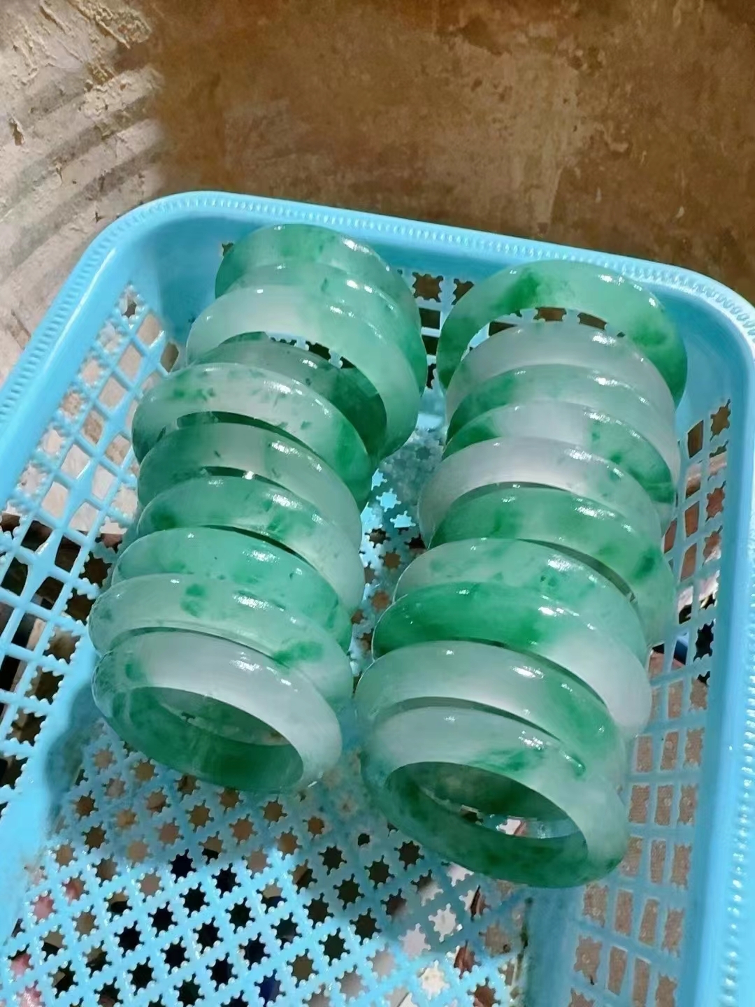 今天你看奥运会了吗#这才是非洲翠手镯#翡翠珠宝# #钱币收藏之家