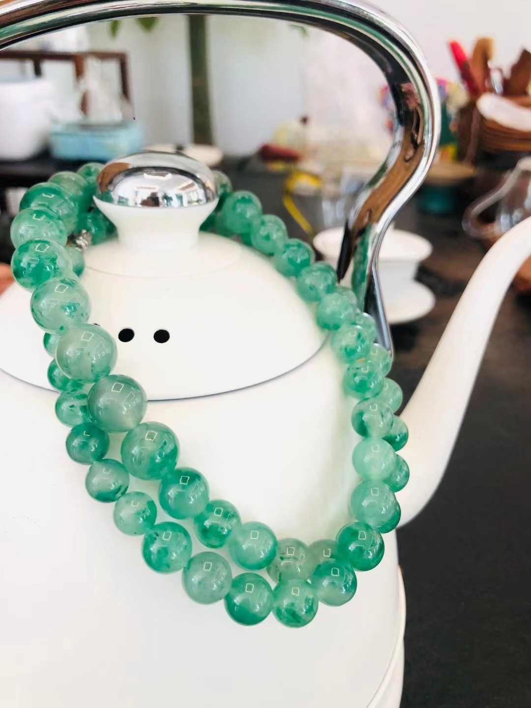 今天你看奥运会了吗#这才是非洲翠手镯#翡翠珠宝# #钱币收藏之家