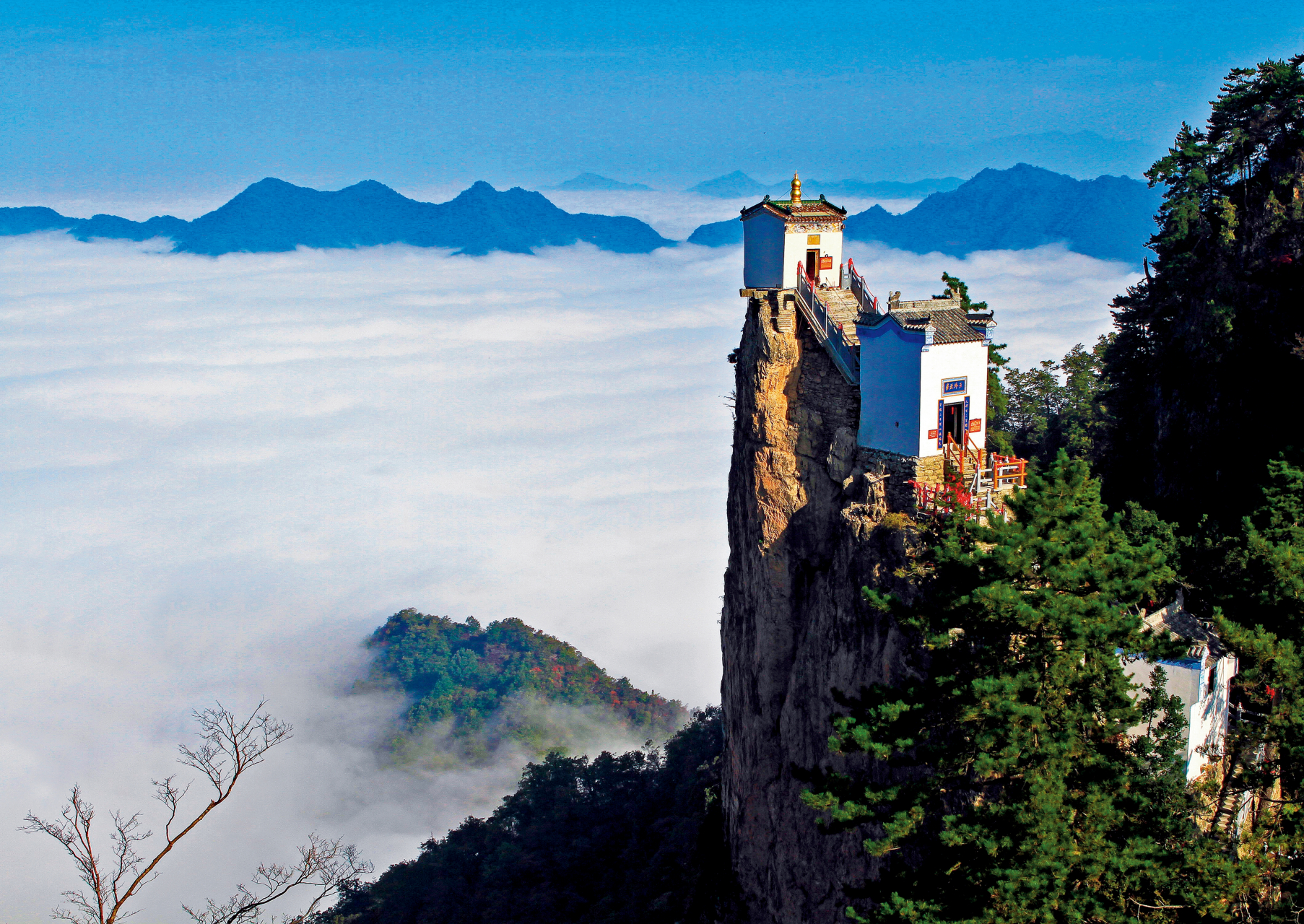 商洛云塔山风景区图片图片