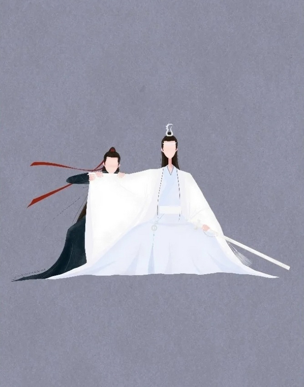 无意中看到的一组忘羡手绘,感觉很绝,好喜欢.