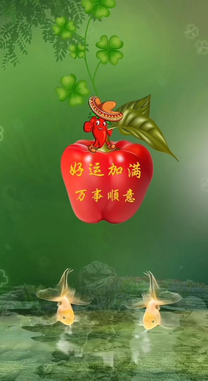 万事顺意,好运加满,阳光灿 烂的日子里,无论到哪里都 会有好运气.