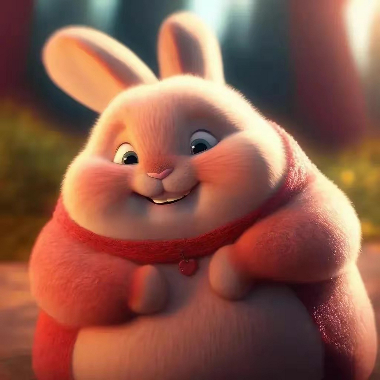 胖兔兔像不像过年的你[嘻嘻][嘻嘻]