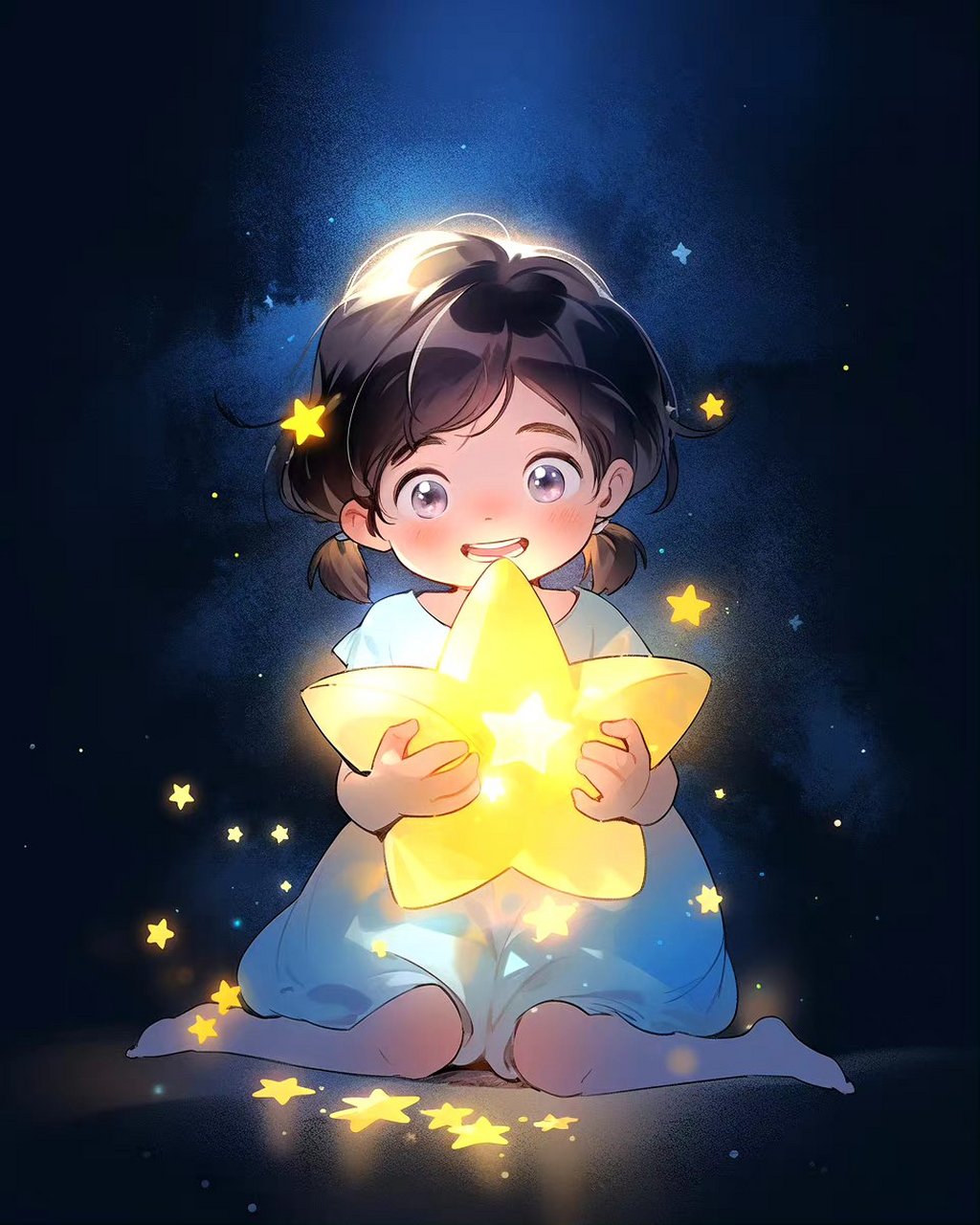抱星星的女孩  喜欢哪一个呢?