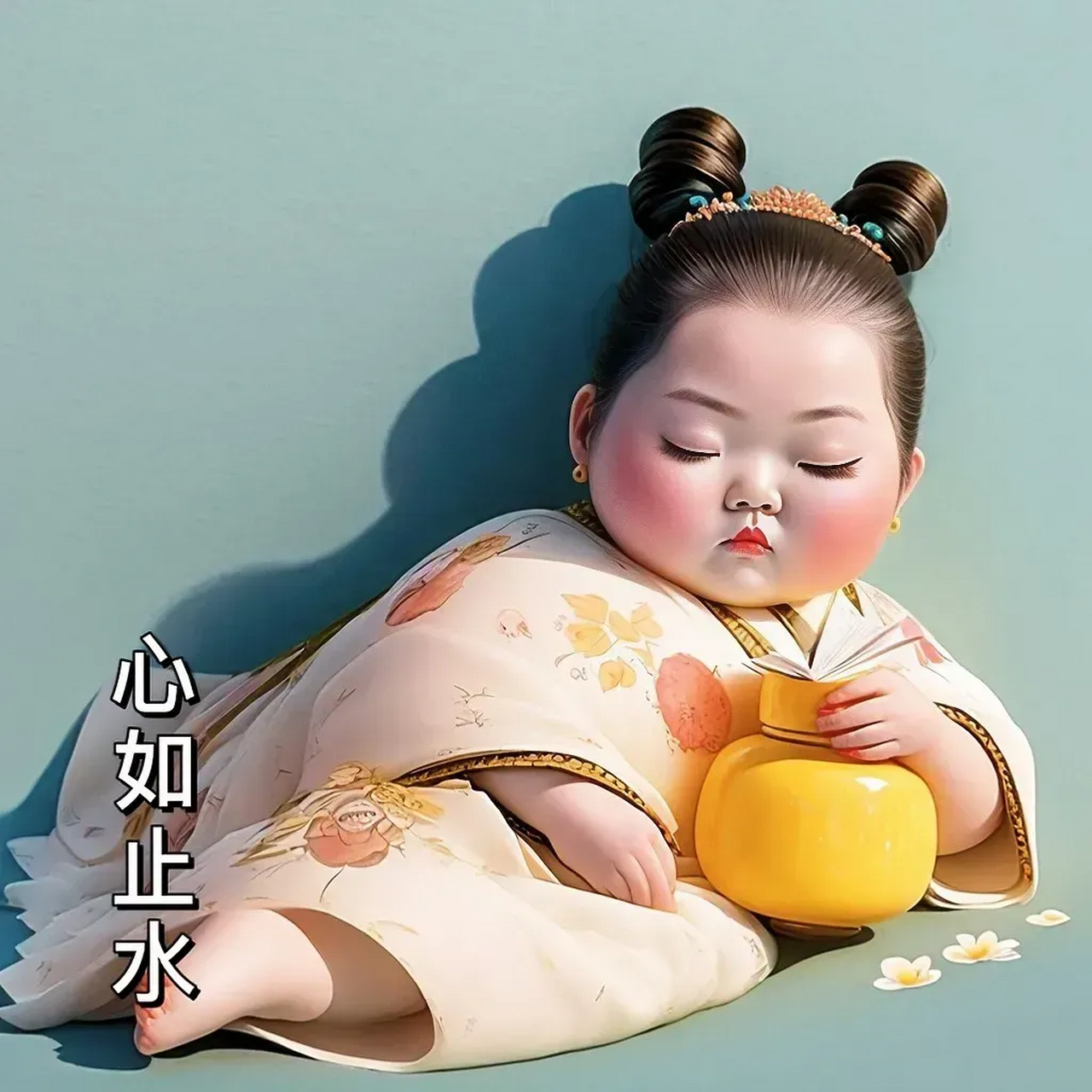 无欲无求,心如止水.