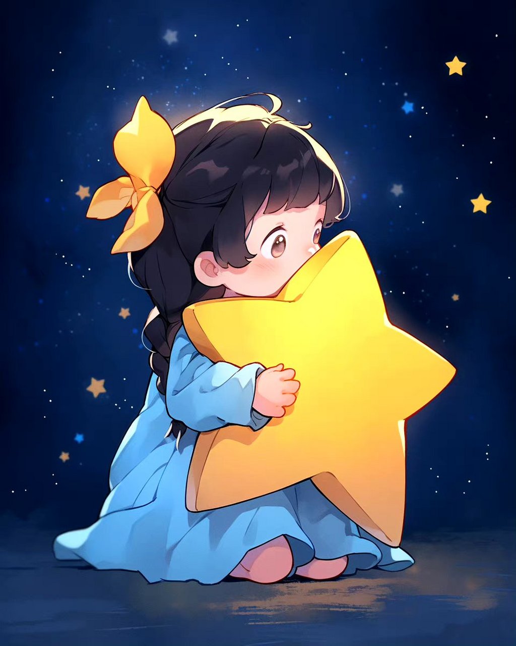 抱星星的女孩  喜欢哪一个呢?