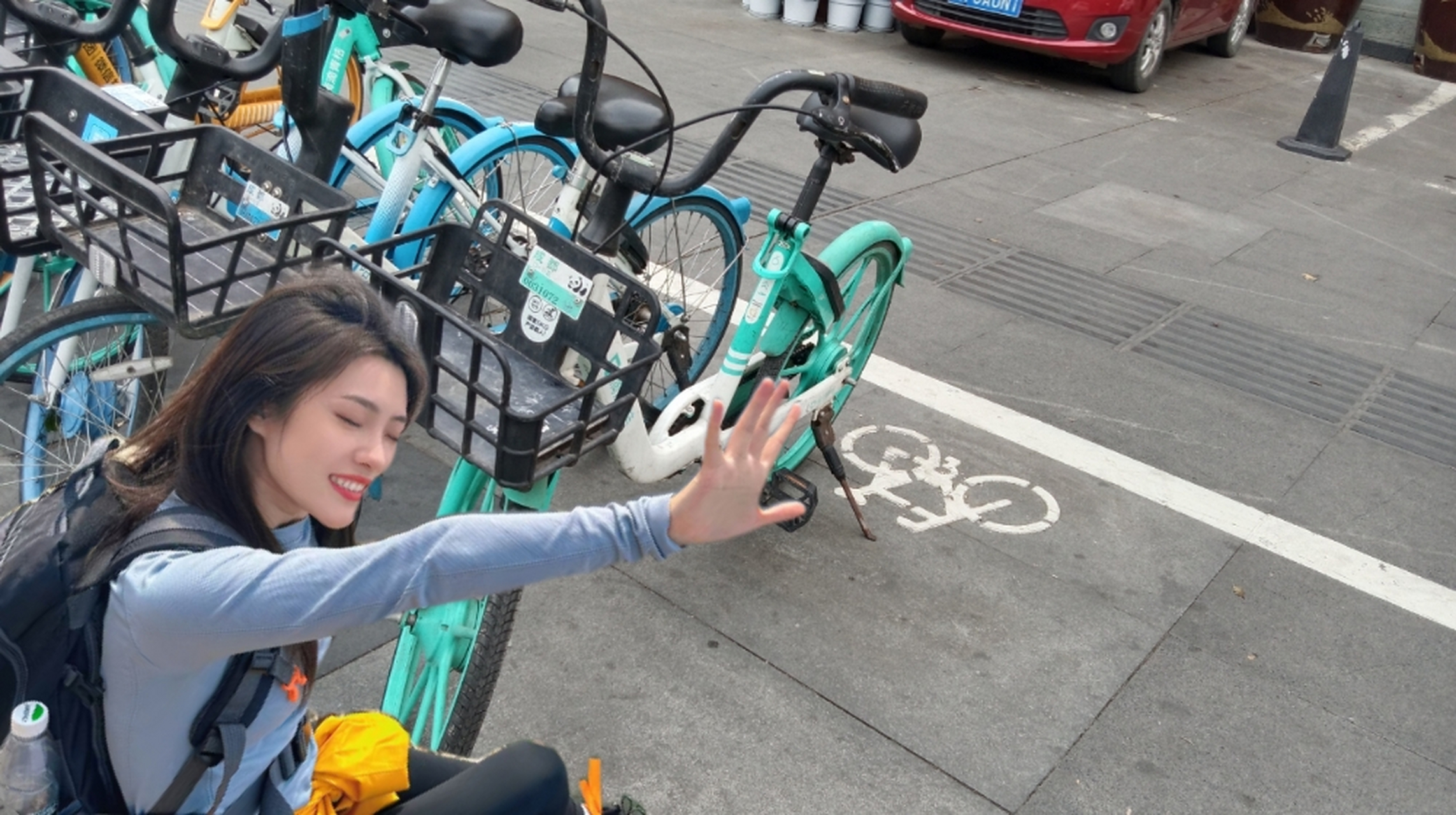 四川省成都市高新区益州大道, (青桔单车)共享单车的普及, 不紧方变了