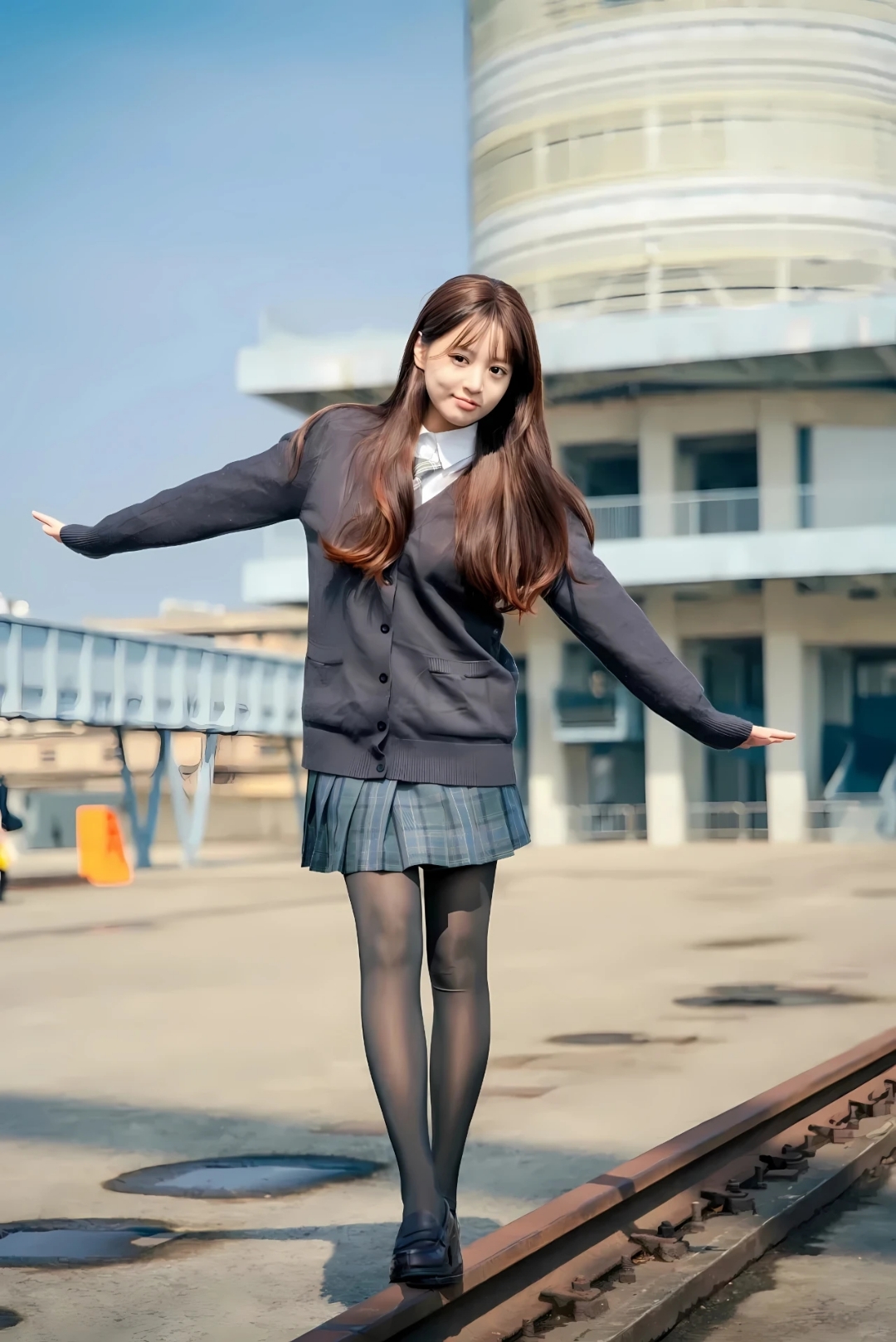 海港边的jk少女!