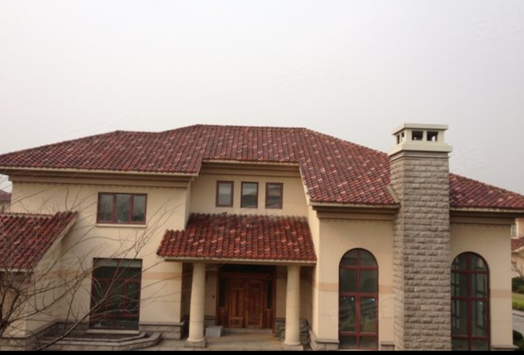 大豪山林别墅,北美建筑风格,中西结合,石材干挂!