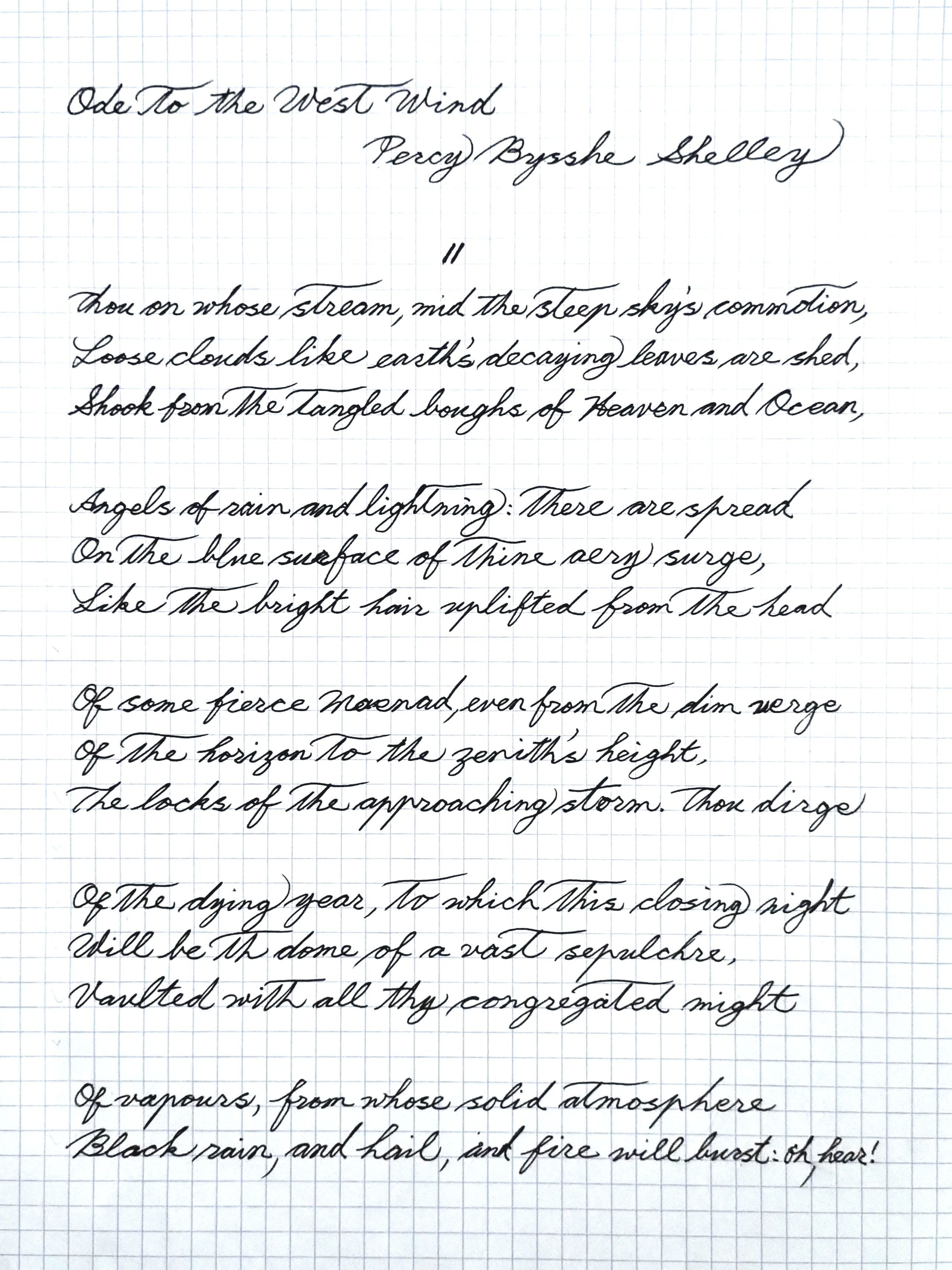 雪莱诗:《西风颂》