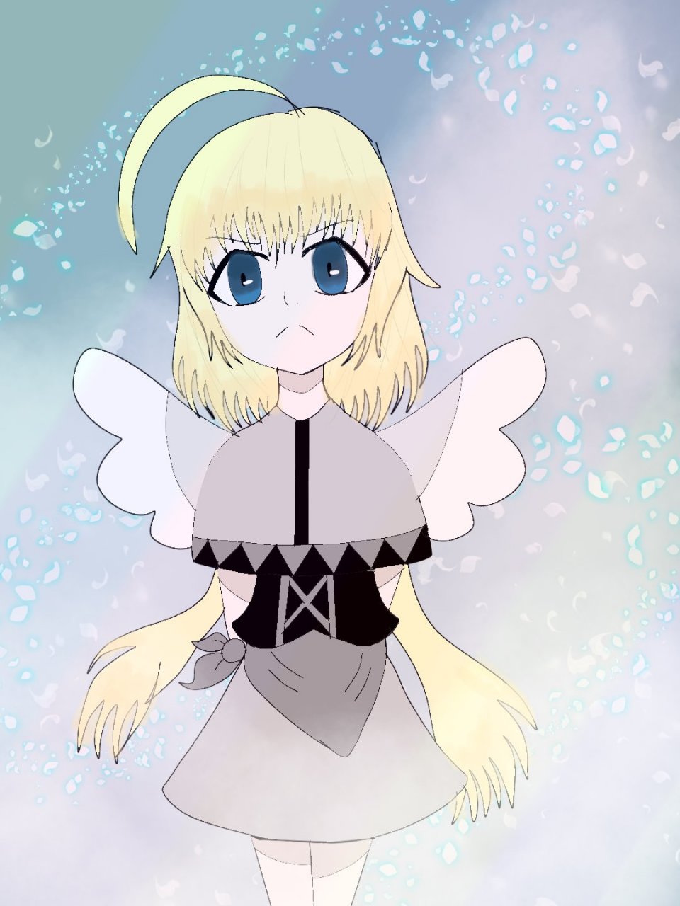 俺的新作 《脾气暴躁不想干活的"天使"》 好了,我去剪指甲了