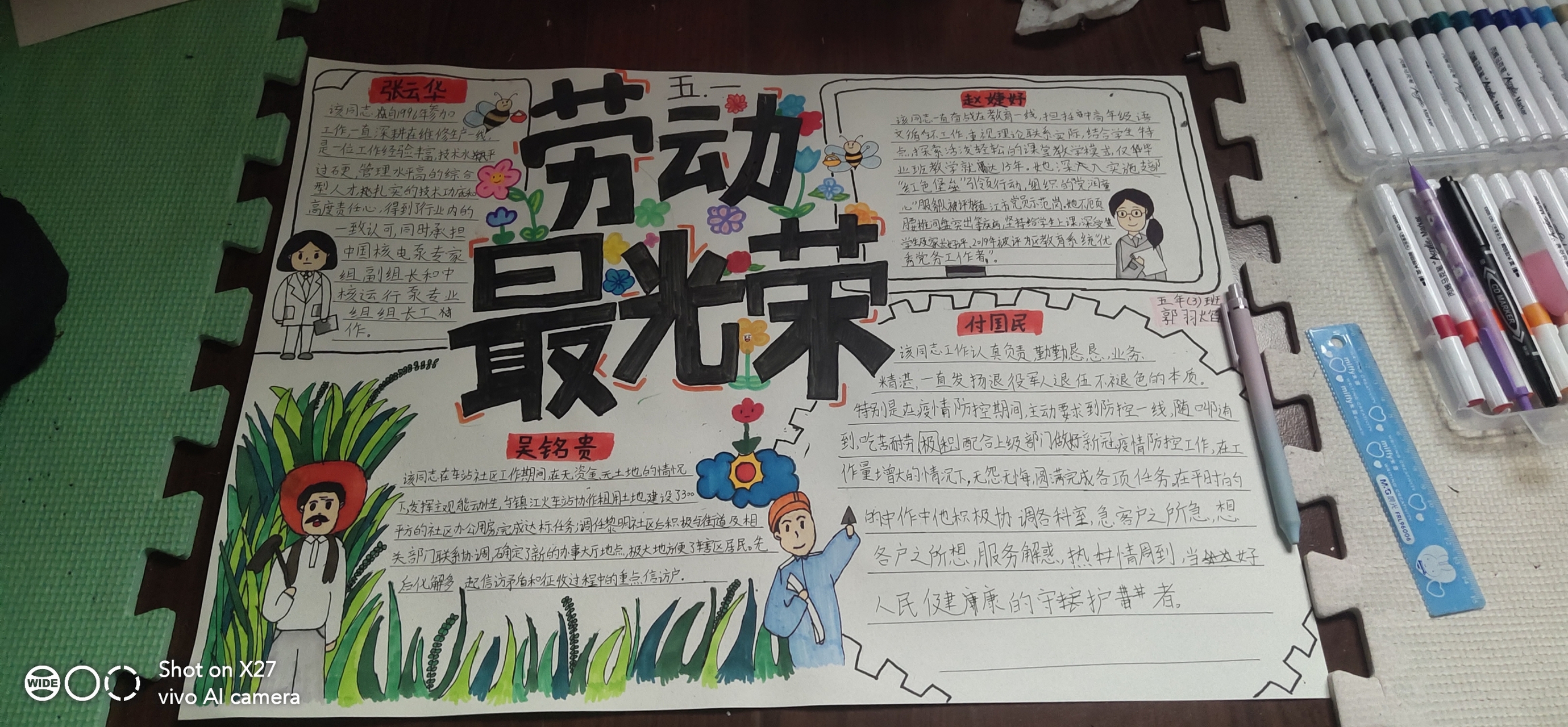 五一劳动节手抄报