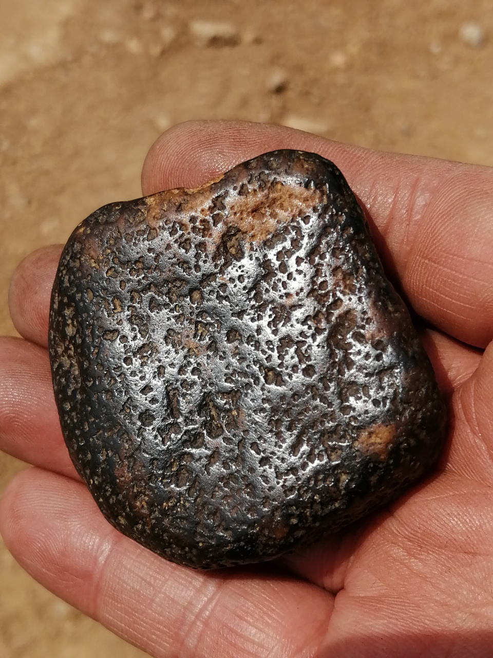 无磁陨石欣赏#陨石