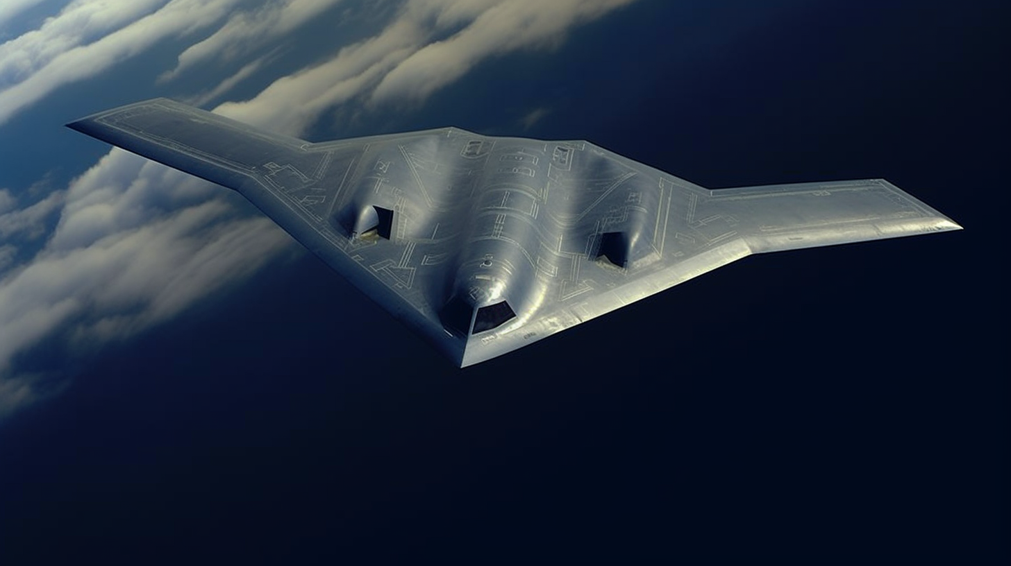 中国未来轰炸机CG图图片