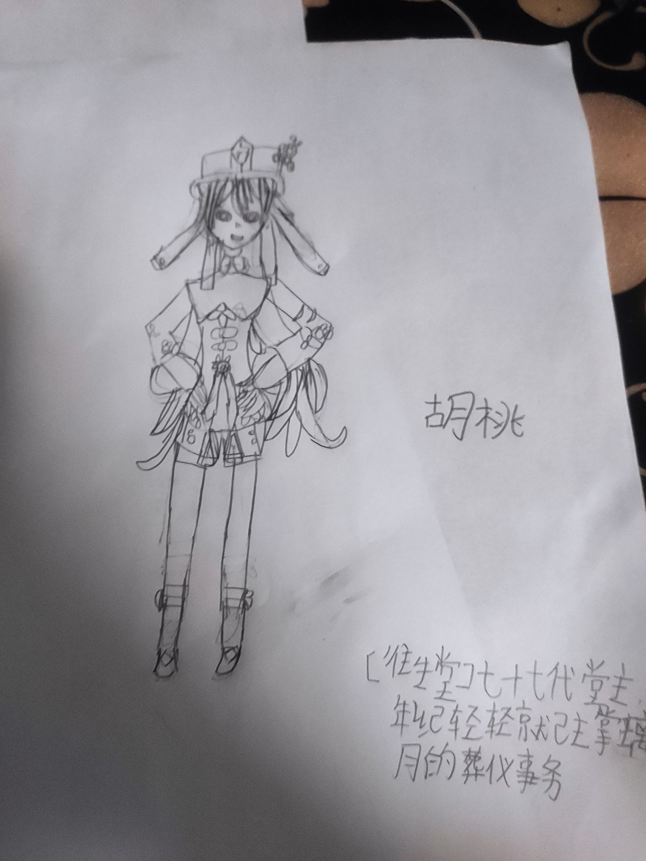 往生堂堂主胡桃.