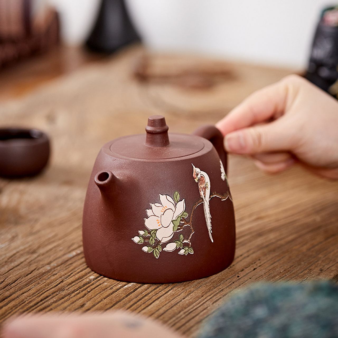 《汉铎》正宗宜兴紫砂壶郑小芳手工老紫泥汗铎壶430c大容量泡茶壶