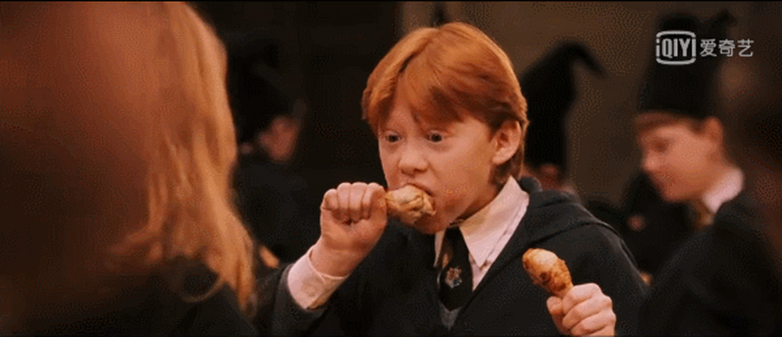 吃鸡腿的罗恩,一个镜头圈了无数粉