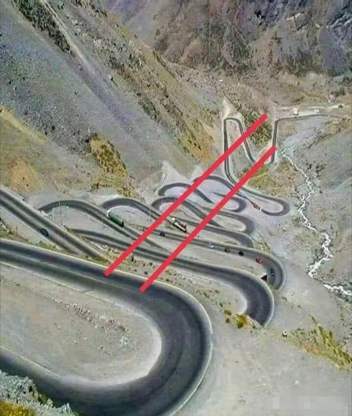 一路弯弯绕绕,简直就是一场刺激的冒险之旅