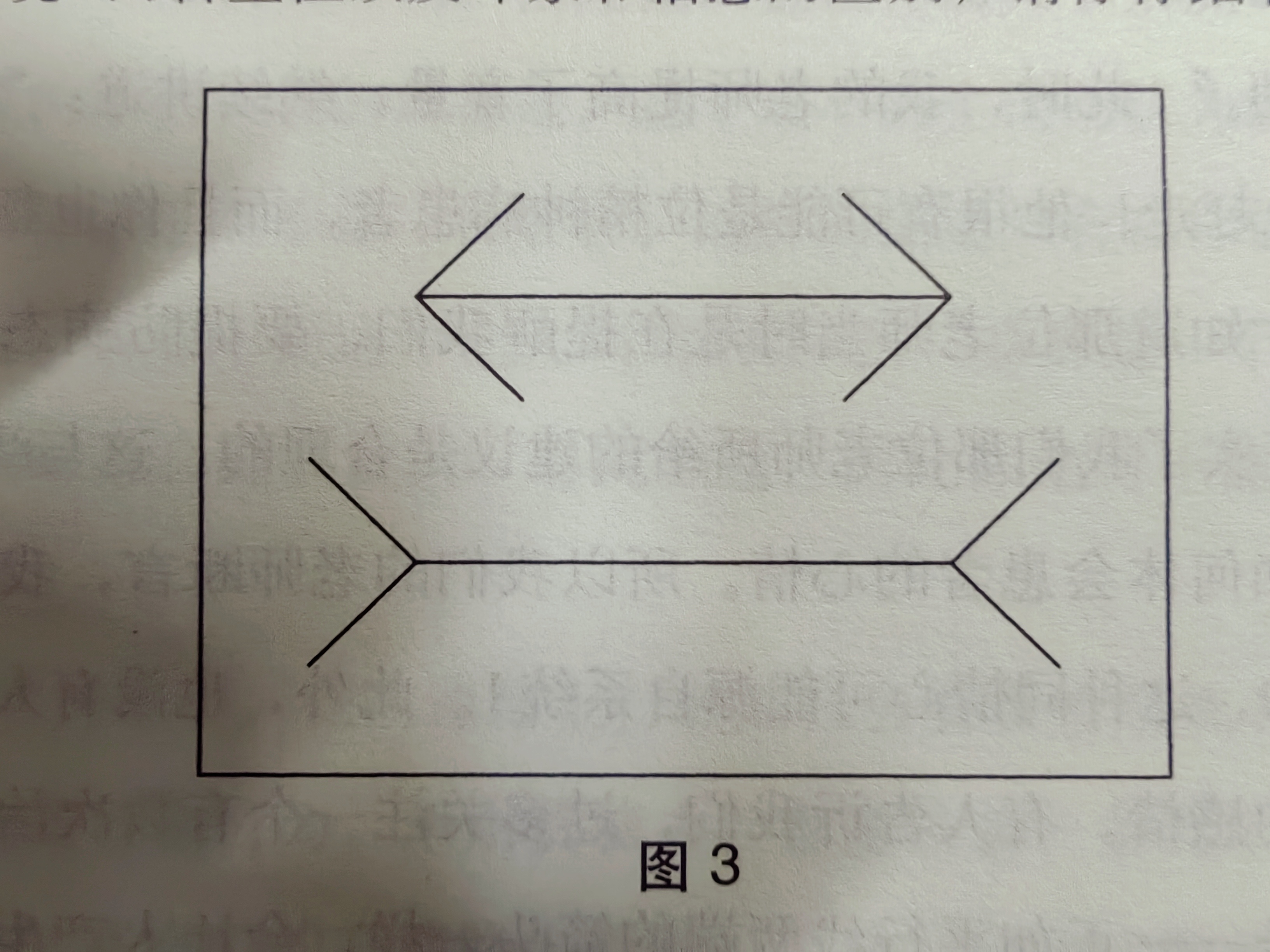你的直觉有可能只是错觉,这两条线哪条长呢?