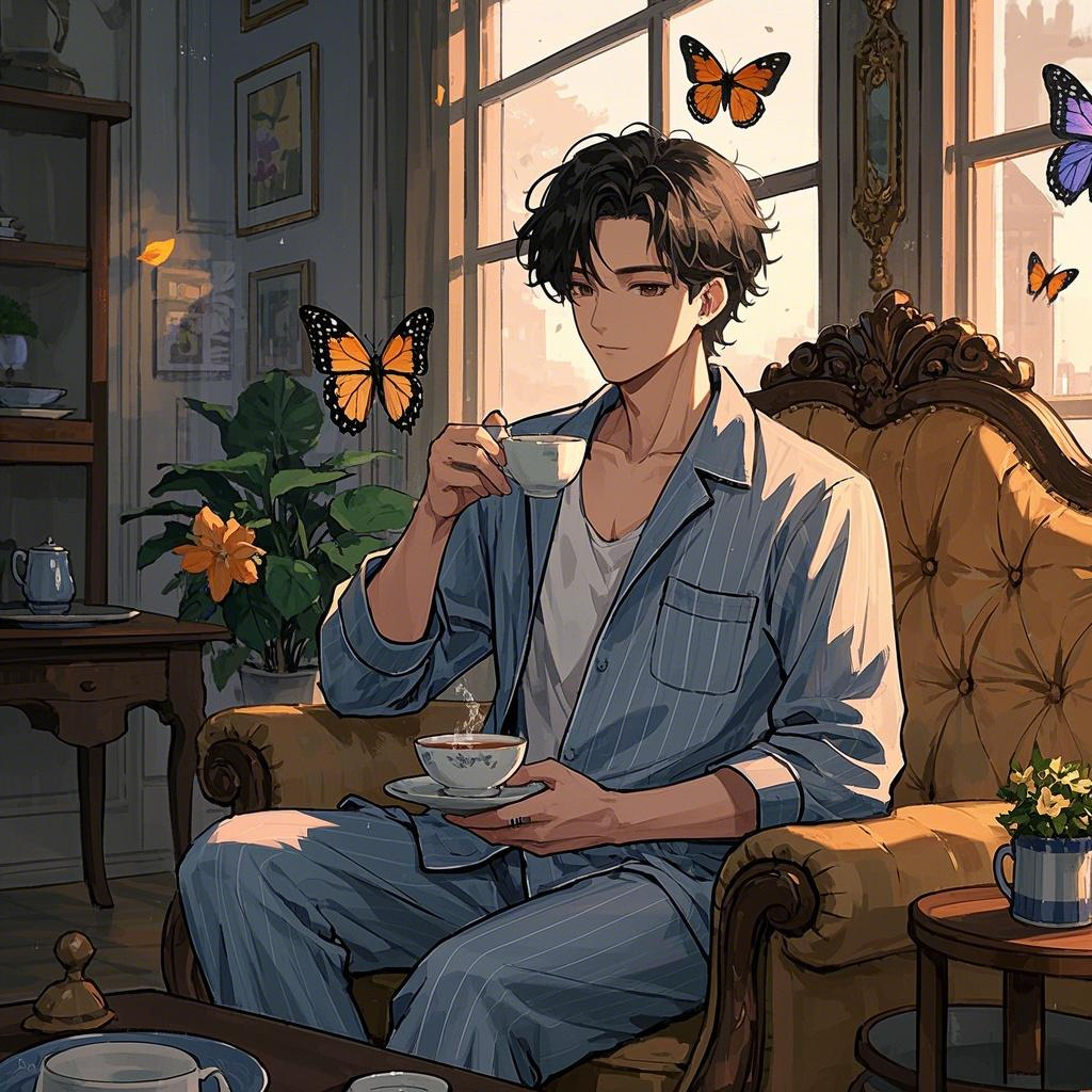 望着蝴蝶翩翩而来,心情犹如吸蜜的蝴蝶,这就叫 " 吸引 "