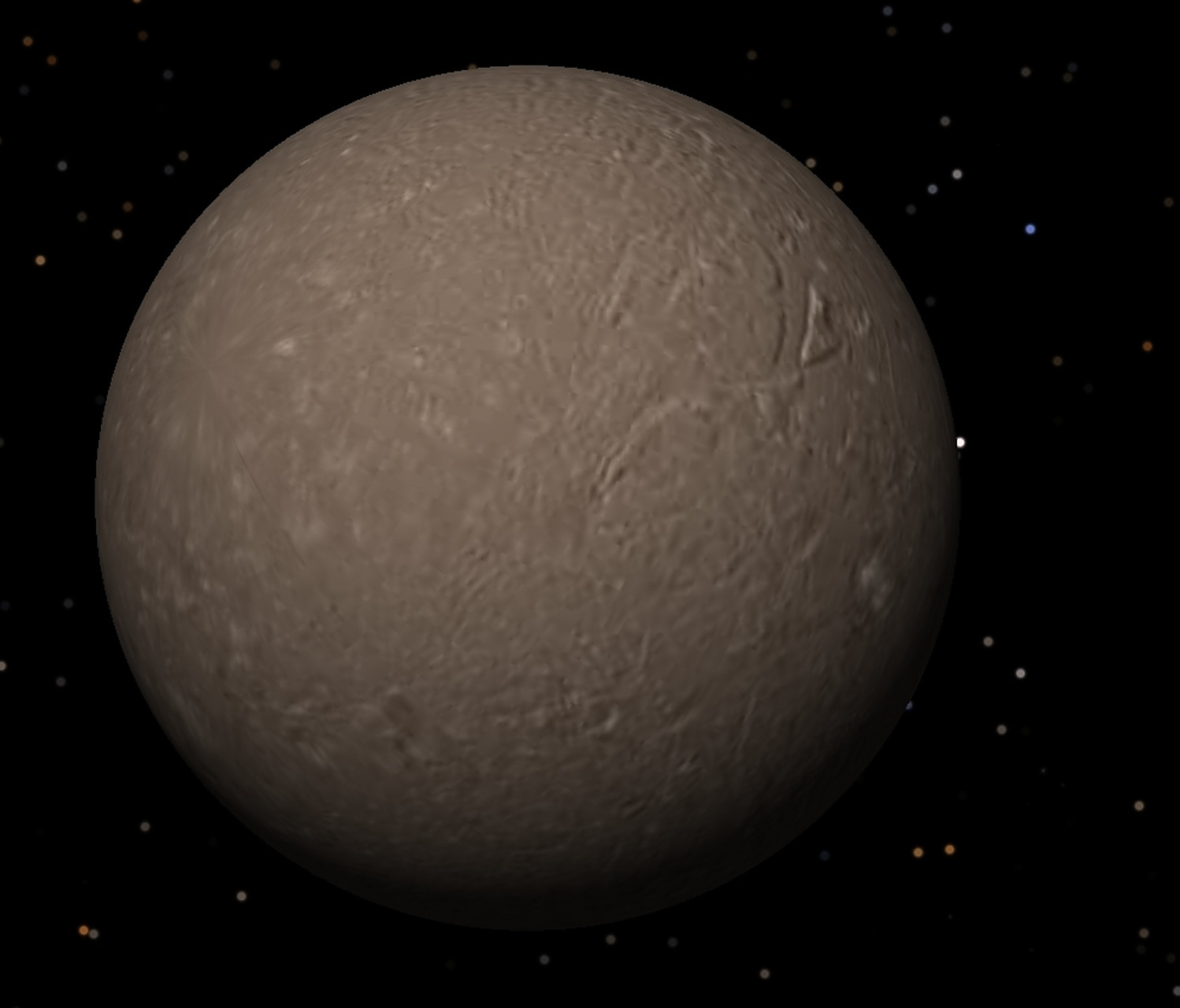 太阳系天体图(十)天卫一