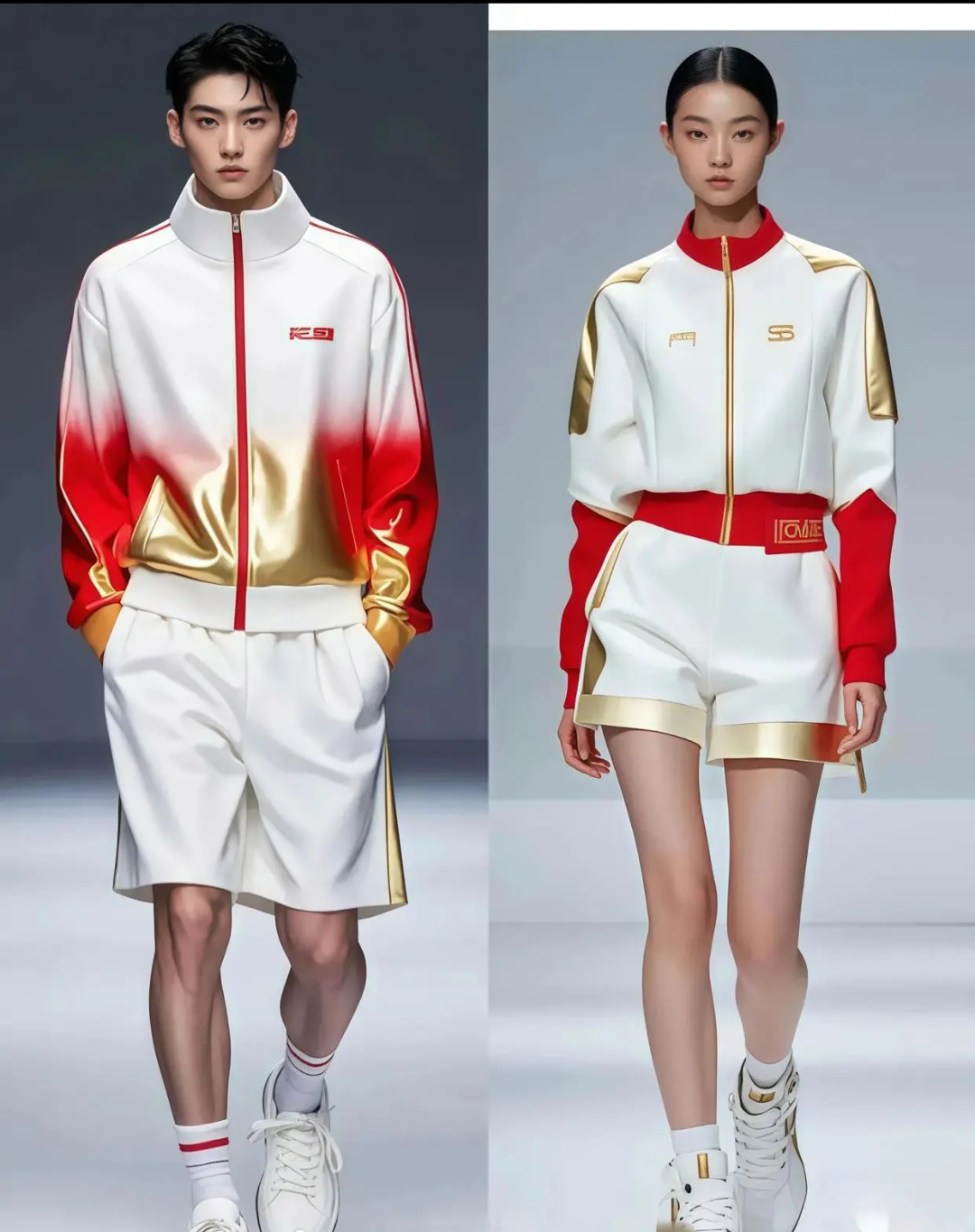 这些落选的奥运会代表服每一件都比现在的好看哇,这身运动装太酷了!