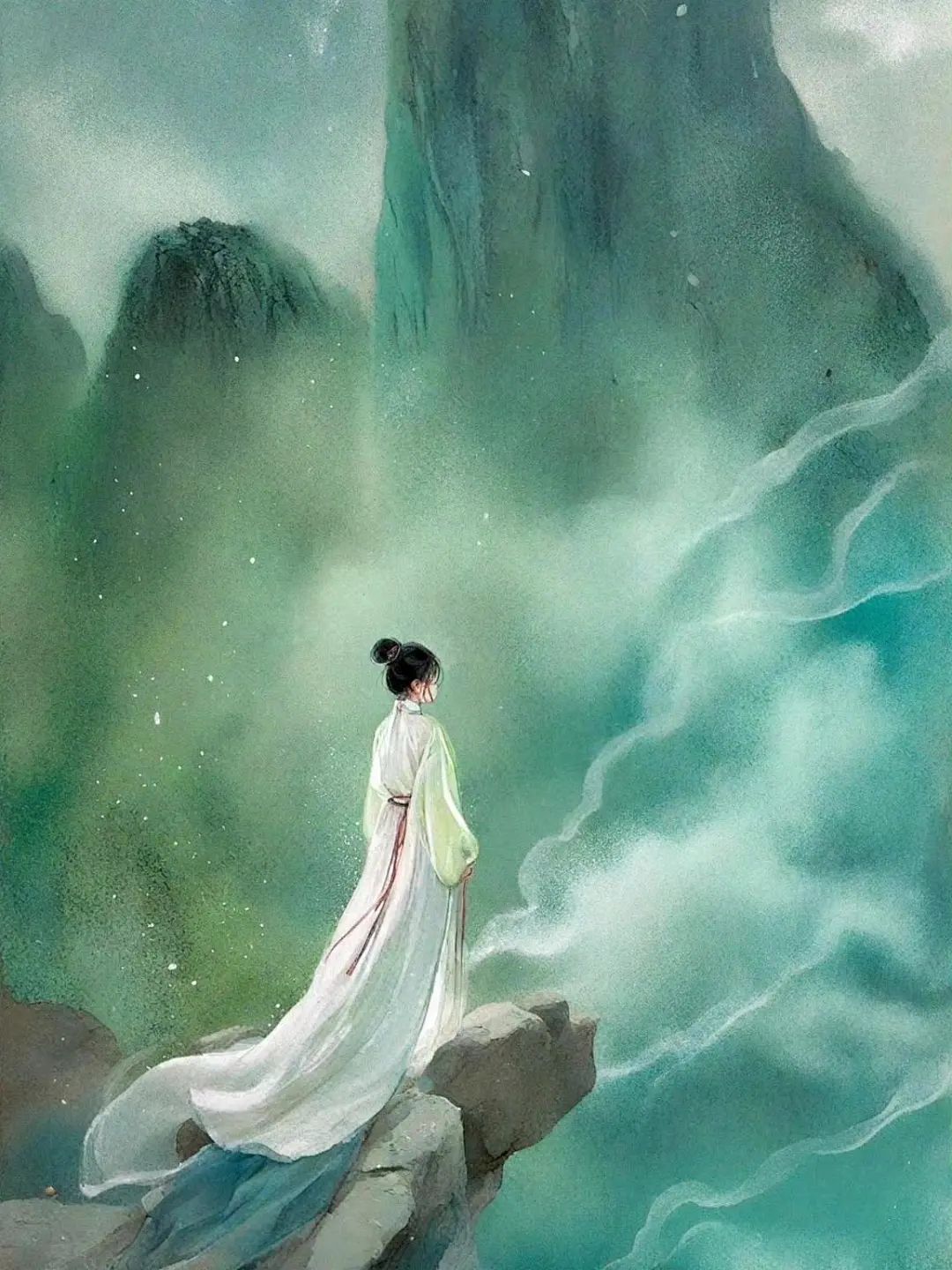 唯美吹曲子花落古风红尘吹散迷离的浮生花满汐古风图片古风歌曲适合的