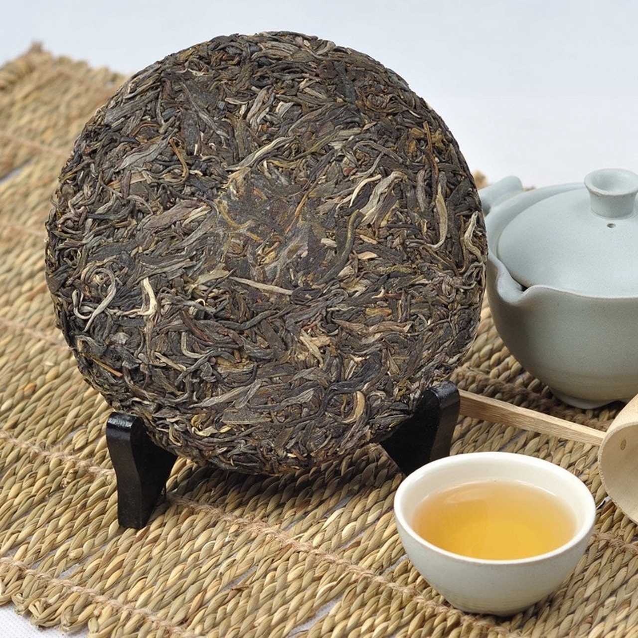 普洱茶,是中国云南省特产的一种黑茶,也是中国十大名茶之一.